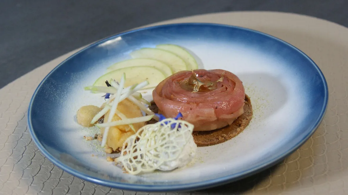 Autour de la pomme — Dessert de saison